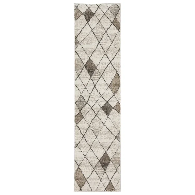 Tapete Ambrosia Mosaico de Rombos en Beige