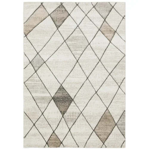 Tapete Ambrosia Mosaico de Rombos en Beige