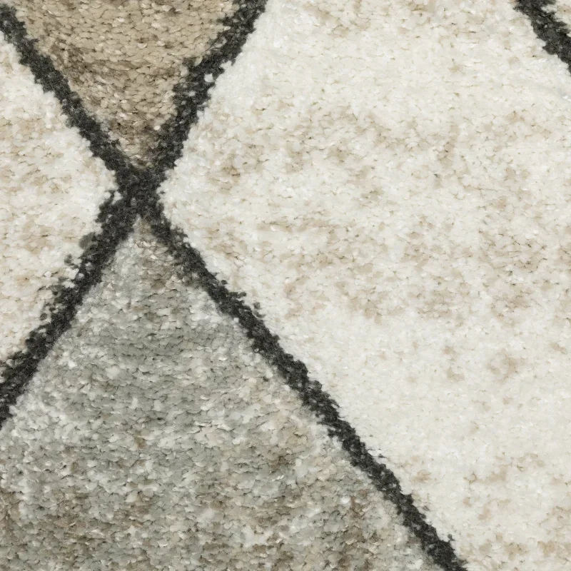 Tapete Ambrosia Mosaico de Rombos en Beige