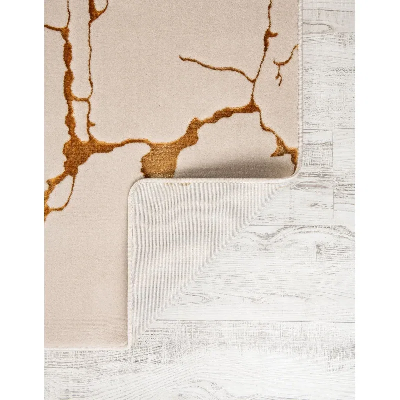 anna marmol en blanco y oro