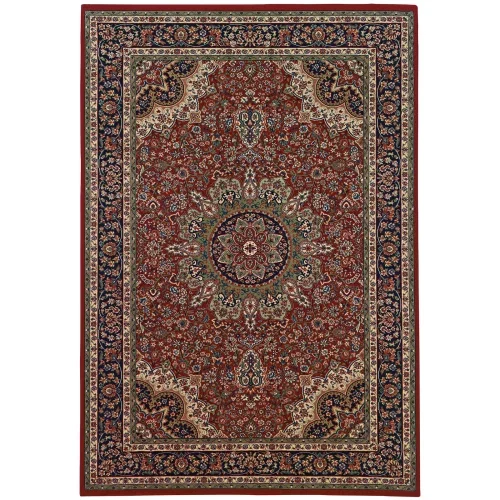 Tapete Arena Kashan en Rojo