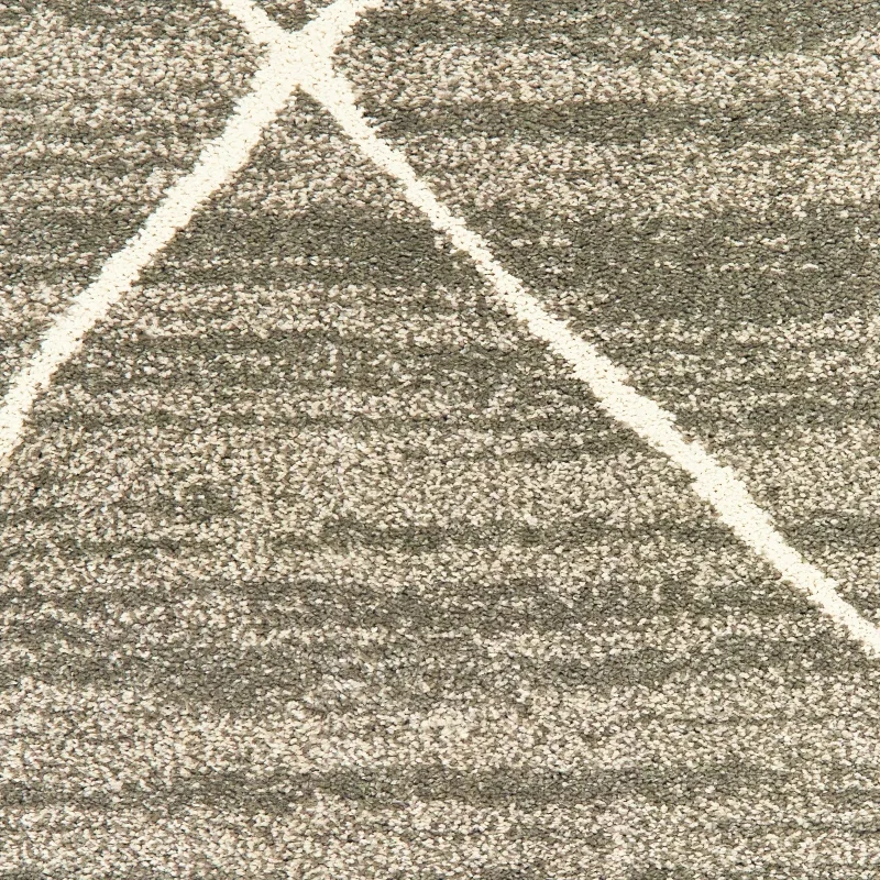 Tapete Basalto Diamantes en Gris
