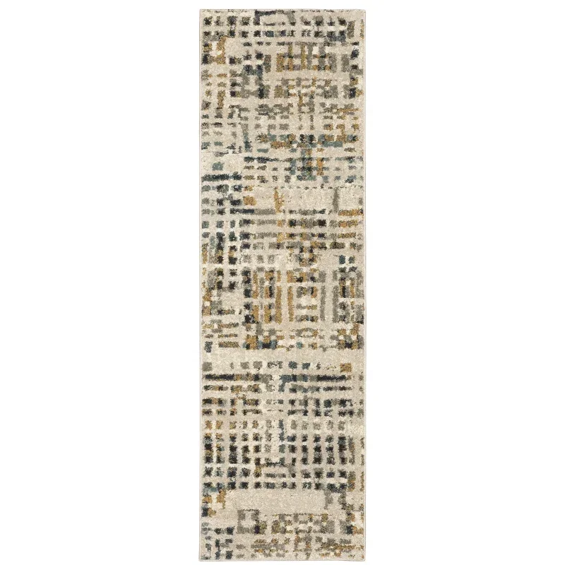 Tapete Basalto Mosaico en Beige