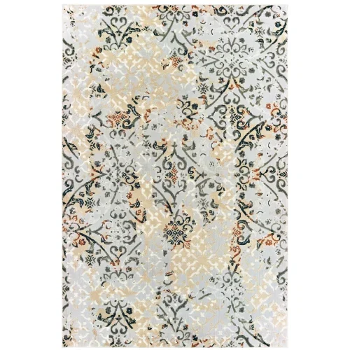 Tapete Bernal Damasco Vintage en Gris