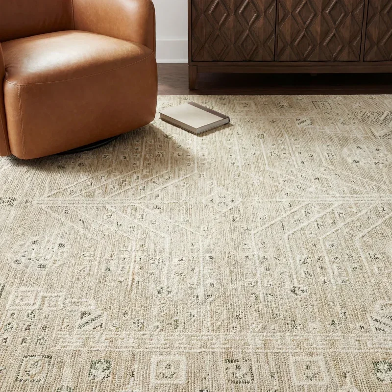 Tapete Borgoña Kilim en Beige