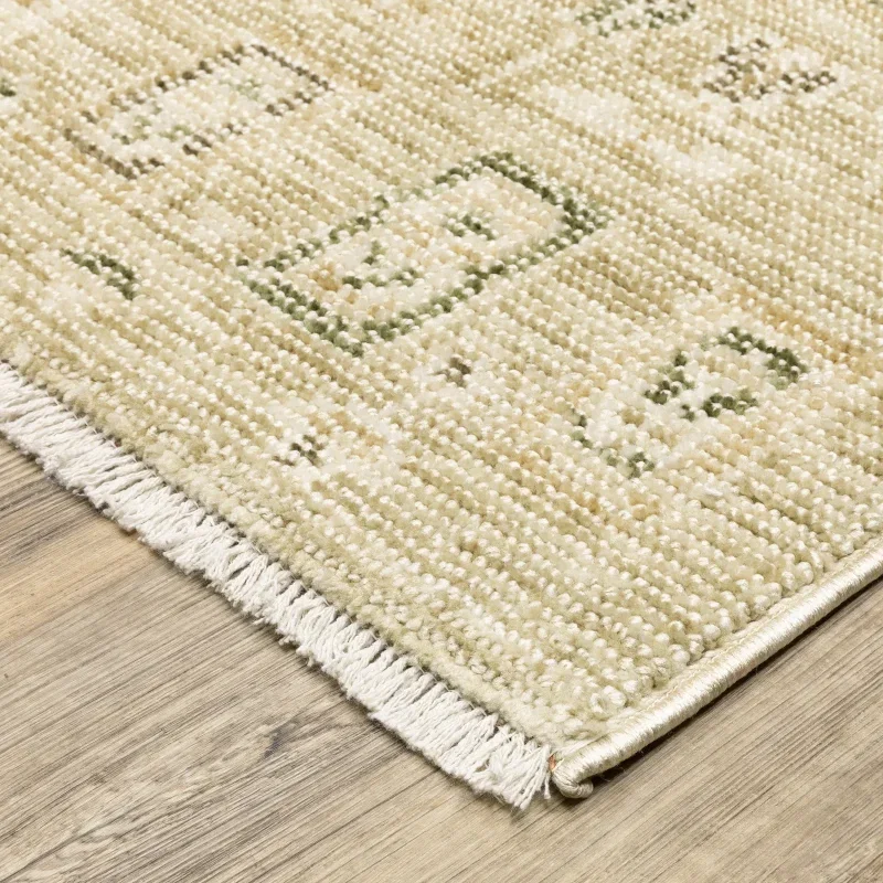 Tapete Borgoña Kilim en Beige