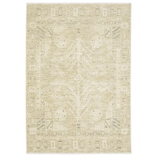 Tapete Borgoña Kilim en Beige