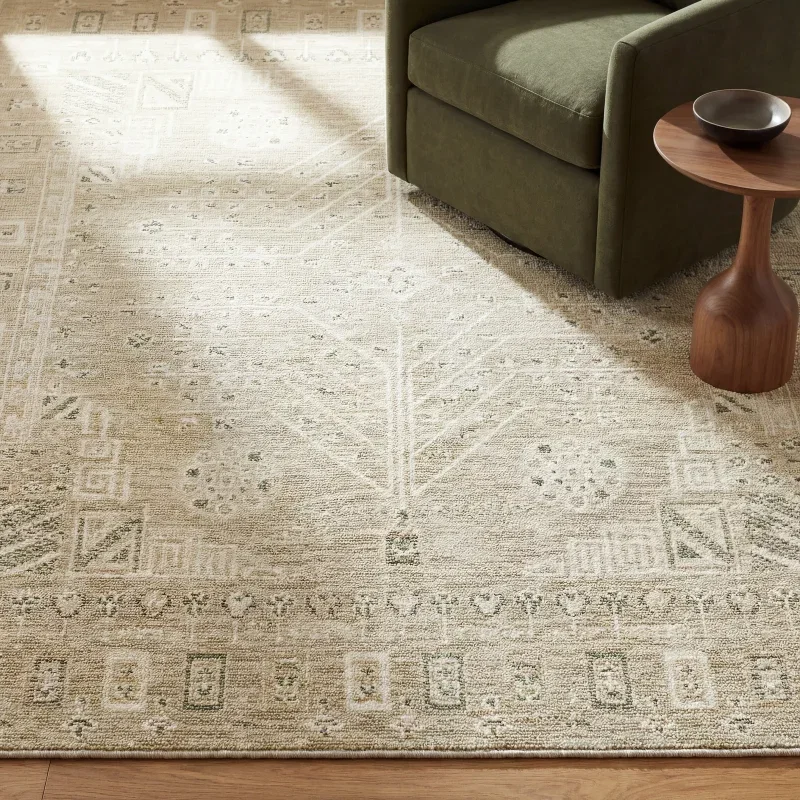 Tapete Borgoña Kilim en Beige