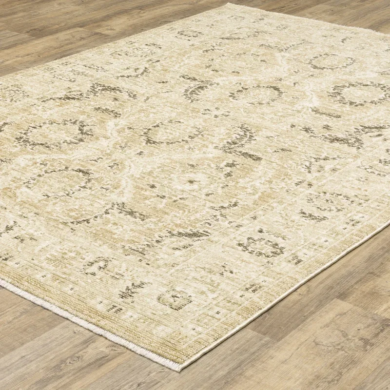 Tapete Borgoña Persa en Beige