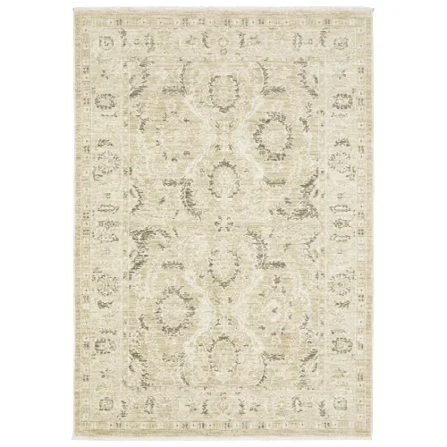 Tapete Borgoña Persa en Beige