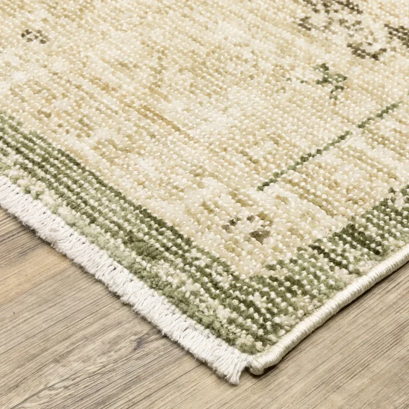Tapete Borgoña Tribal en Beige