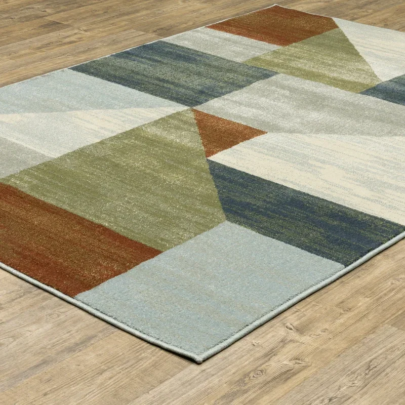 Tapete Brisa Bloques en Multicolor
