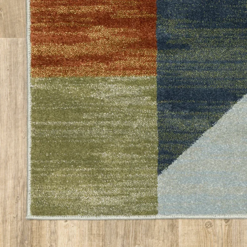 Tapete Brisa Bloques en Multicolor