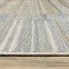 Tapete Bruma Bloques en Azul, detalle de la textura 2