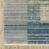 Tapete Bruma Bloques en Azul sobre el piso 3