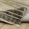 Tapete Bruma Bloques en Beige con Carbón