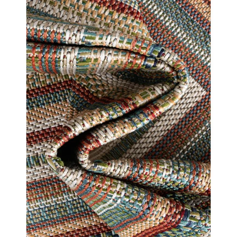 Tapete Cabos Rectángulos Multicolor