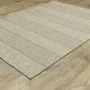 Tapete Carey Franjas en Beige