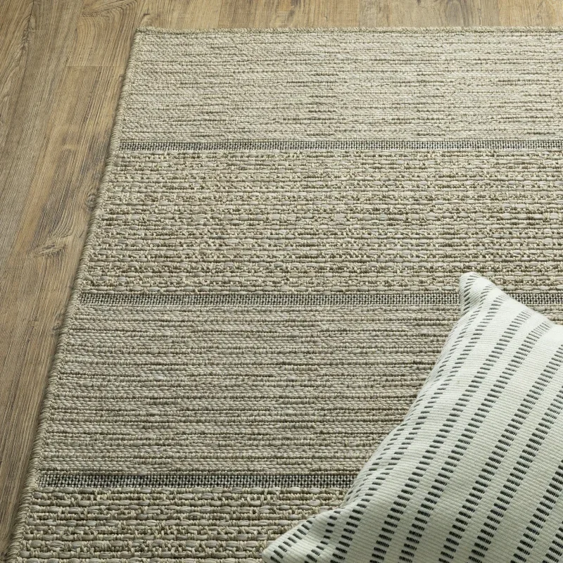 Tapete Carey Franjas en Beige