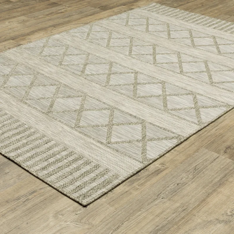 Tapete Carey Rombos en Beige