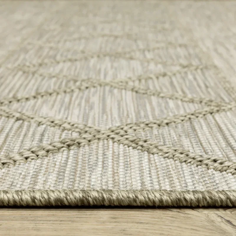 Tapete Carey Rombos en Beige