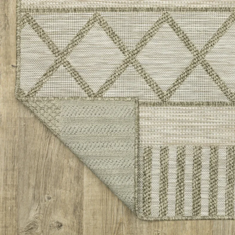 Tapete Carey Rombos en Beige