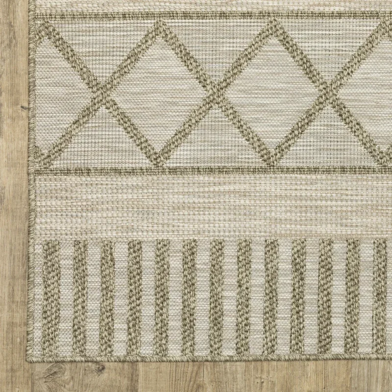 Tapete Carey Rombos en Beige