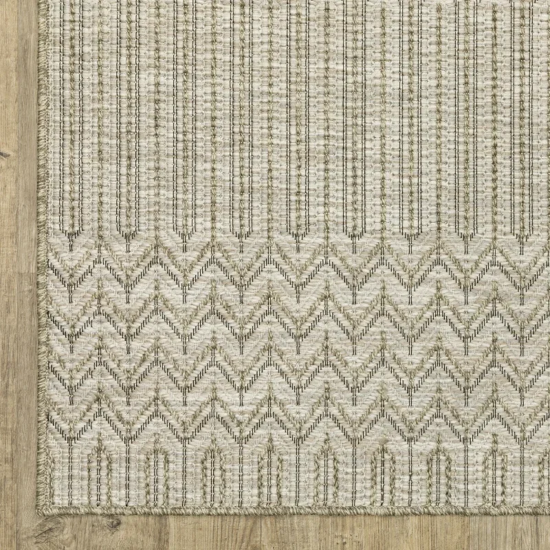 Tapete Carey Zigzag en Beige