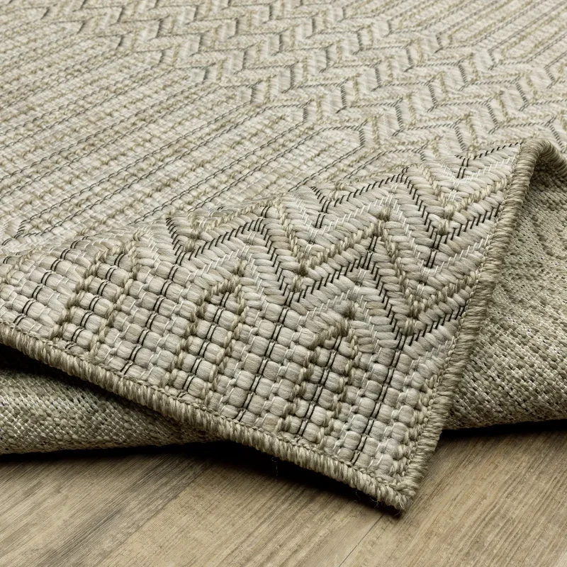 Tapete Carey Zigzag en Beige