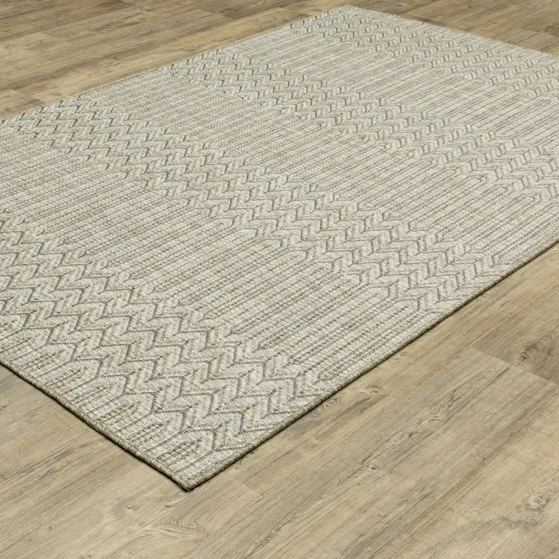 Tapete Carey Zigzag en Beige