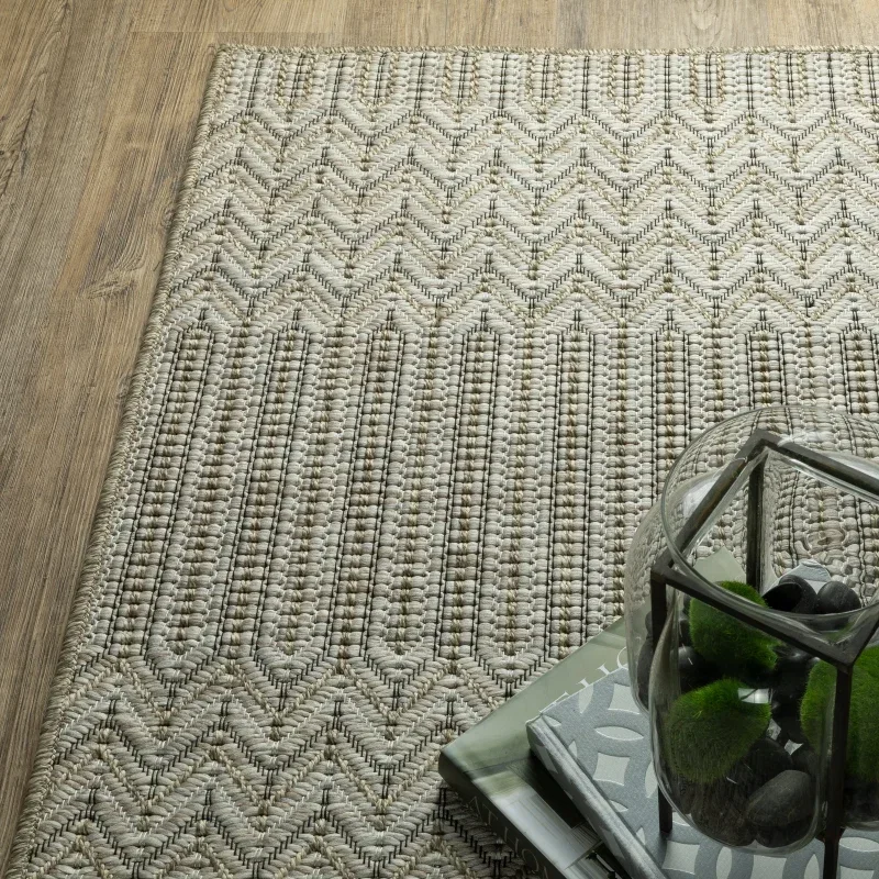 Tapete Carey Zigzag en Beige