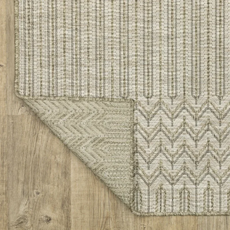 Tapete Carey Zigzag en Beige