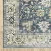 Tapete Carlota Floral en Azul Pizarra, detalle de la textura 3