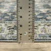 Tapete Carlota Floral en Azul Pizarra, detalle del grosor