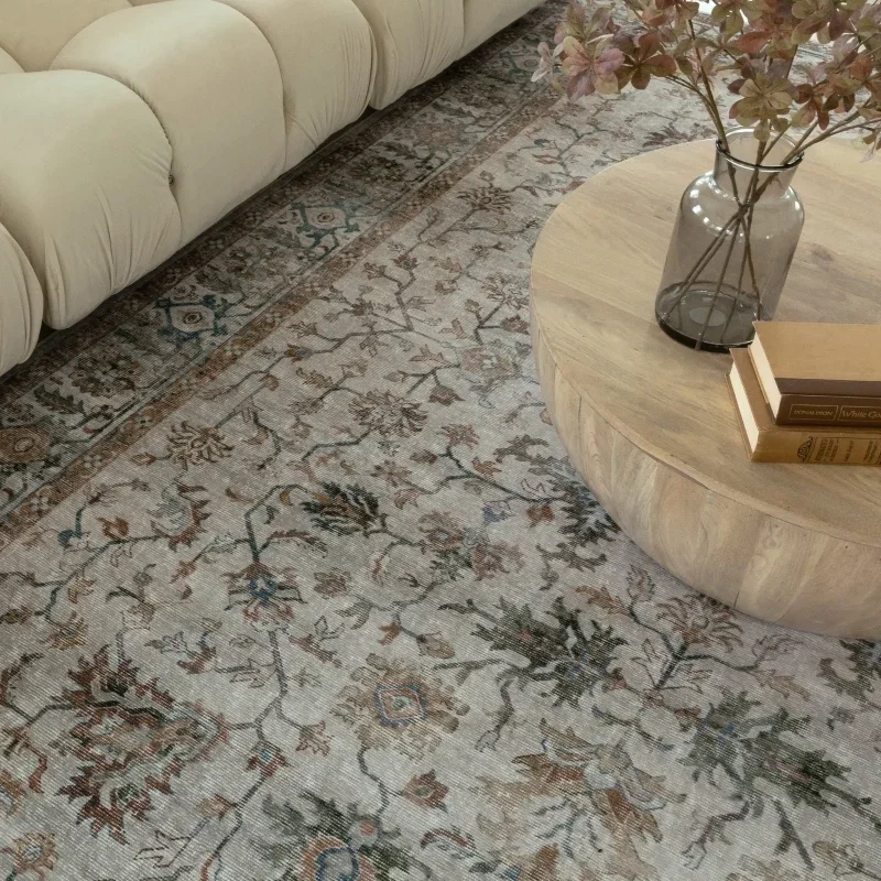 Tapete Carlota Floral en Marfil