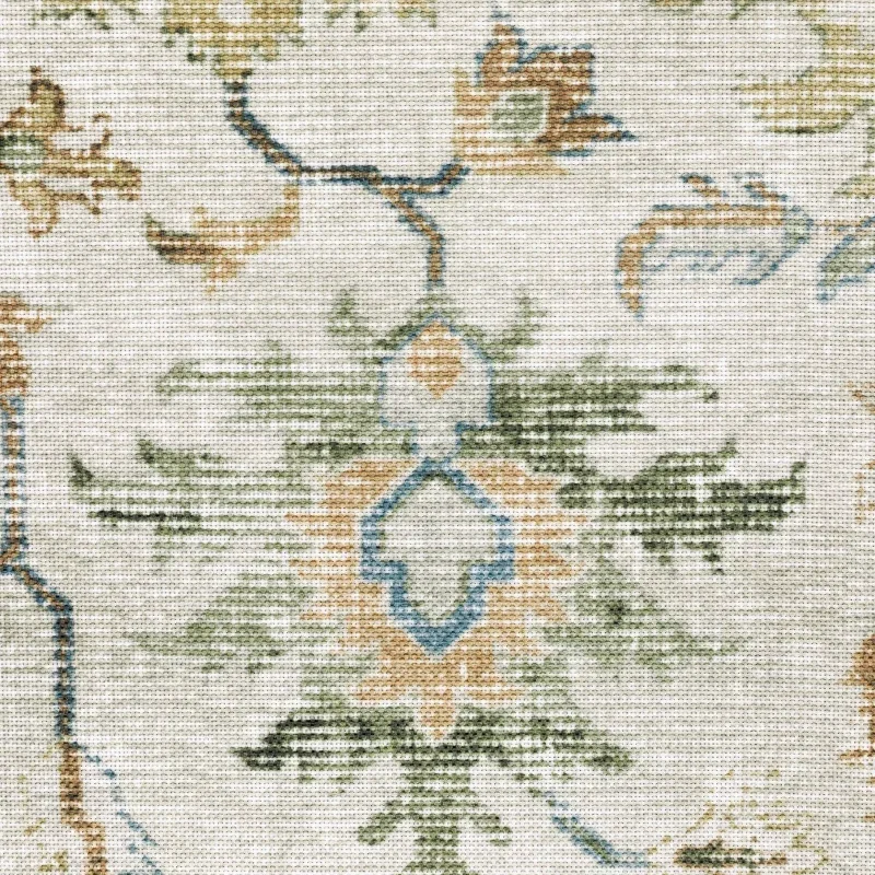 Tapete Carlota Floral en Marfil