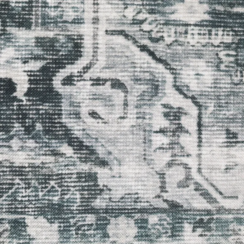 Tapete Carlota Medallón en Gris