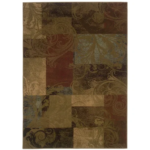 Tapete Casona Patchwork en Café