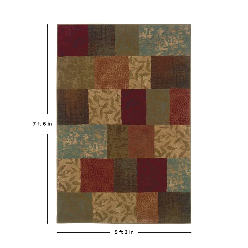 Tapete Casona Patchwork en Verde