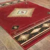 Tapete Casona Suroeste en Rojo