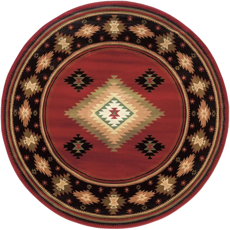 Tapete Casona Suroeste en Rojo