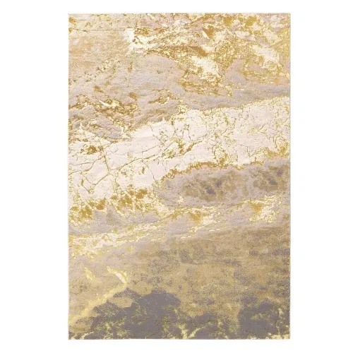 Tapete Catálisis Abstracto en Dorado
