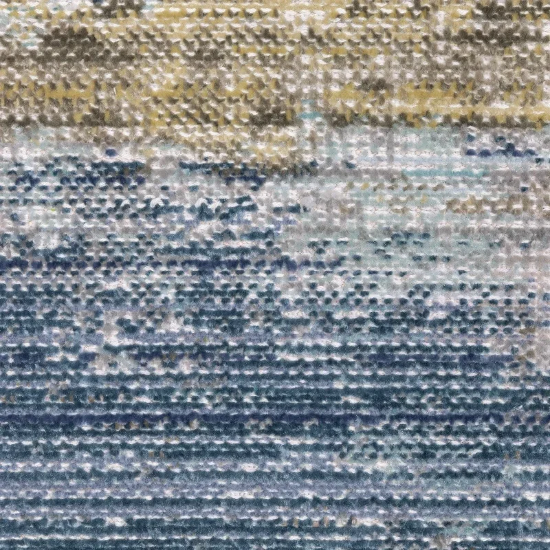 Tapete Cava Horizonte en Azul con Arena