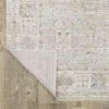 Tapete Cava Persa en Beige con Azul