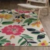 Tapete Colibrí Floral en Marfil