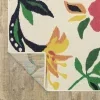 Tapete Colibrí Floral en Marfil