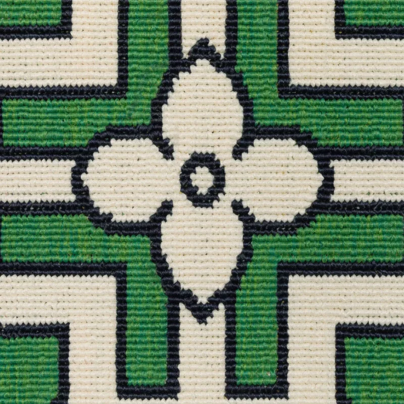 Tapete Colibrí Mosaico en Verde