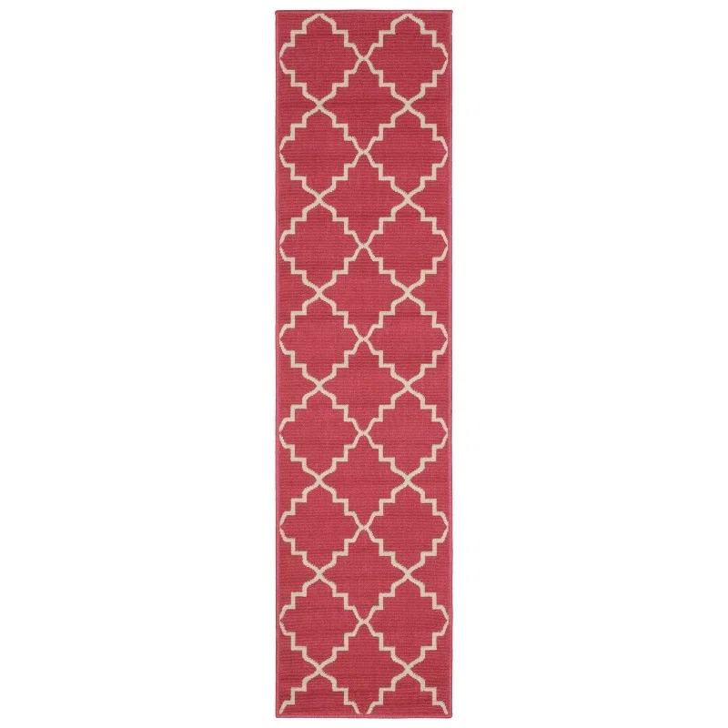 Tapete Colibrí Quatrefoil en Rosa
