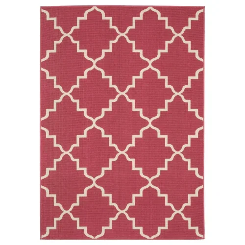 Tapete Colibrí Quatrefoil en Rosa