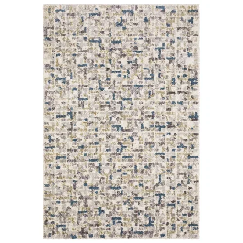 Tapete Colorado Mosaico en Marfil Multicolor